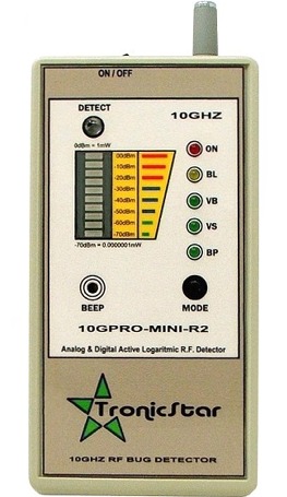 Detector de Câmeras e Escutas Tronicstar 10GPRO-MINI-R2